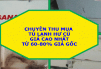 Thu Mua Tủ Lạnh, Tủ Đông, Tủ Mát Hư Cũ Giá Cao - Thu 60-80% Giá Gốc